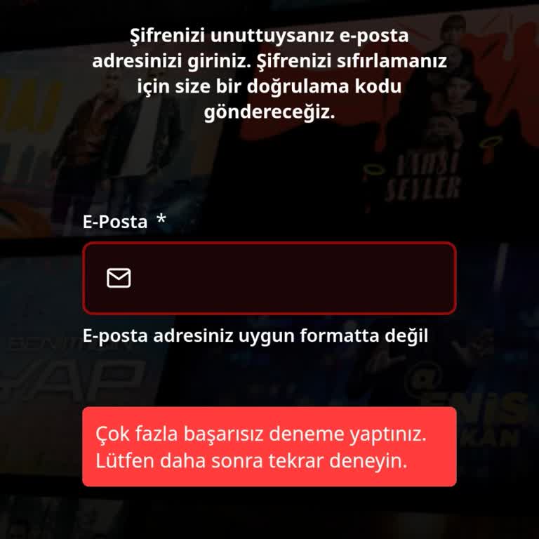 Ücretsiz Exen Kullanımım Engellendi Giriş Kodları Gelmiyor