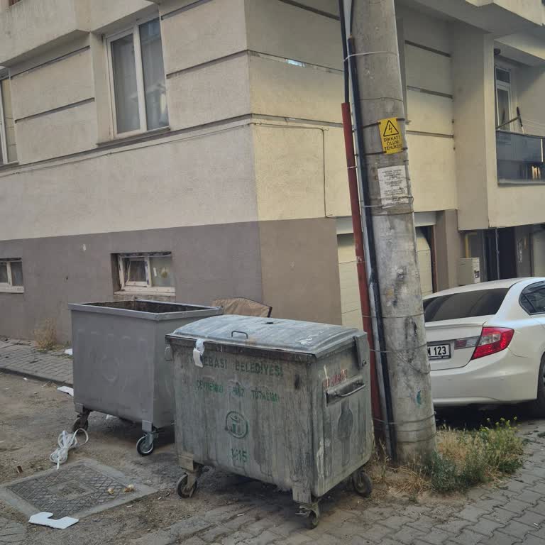 Çöp Konteyneri Bina Girişinde Kötü Koku Ve Çöp Saçılma Sorunu