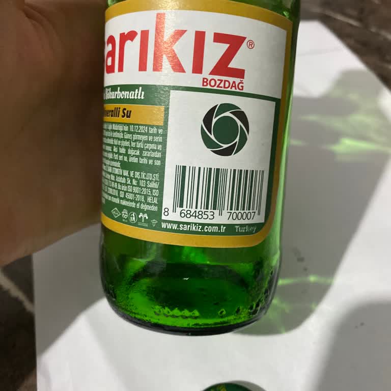 Sarıkız Maden Suyu Soda Tadından Oldukça Farklı Ve Rahatsız Edici Bir Ekşilik Mevcut