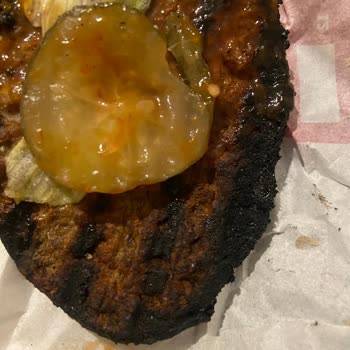 Yanmış Burger Köftesi İçin İade Reddi