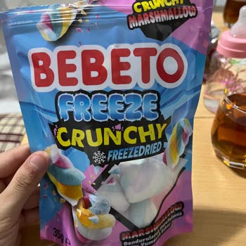 Bebeto Freeze Crunchy Marshmallow Ürünü Sakız Gibi Yapışıyor Ve Lezzet Beklentisini Karşılamıyor
