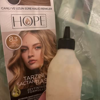 Şok Marketler Hope Bal Köpüğü Saç Boyasında Şiddetli Yanma Ve Saç Dökülmesi Şikayetim