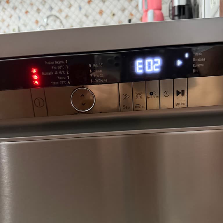 Arçelik Bulaşık Makinesinde Sürekli E02 Hatası Ve Uzun Süreli Servis Gecikmesi