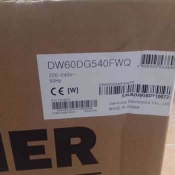Hasarlı Samsung Bulaşık Makinesi Teslimatı, Ücretsiz Değişim Talebi