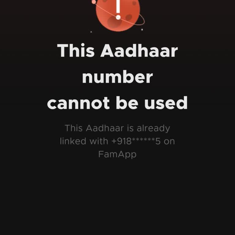 FamPay Aadhaar Linked to Old Mobile Number – Unable to Login