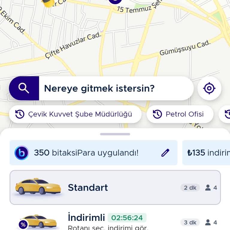 Bitaksi Uygulamasında Ödeme Sorunu Ve İndirim Kampanyası İadesi Talebi