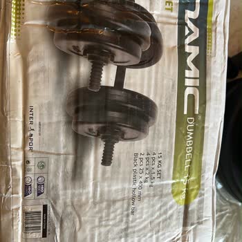 Koçtaş'tan Alınan Vinyl Dumbbell Setinde 4 Eksik Vida