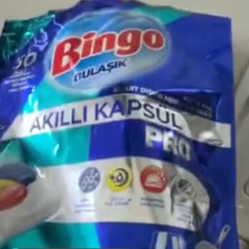 Yapışık Bingo Bulaşık Tabletler