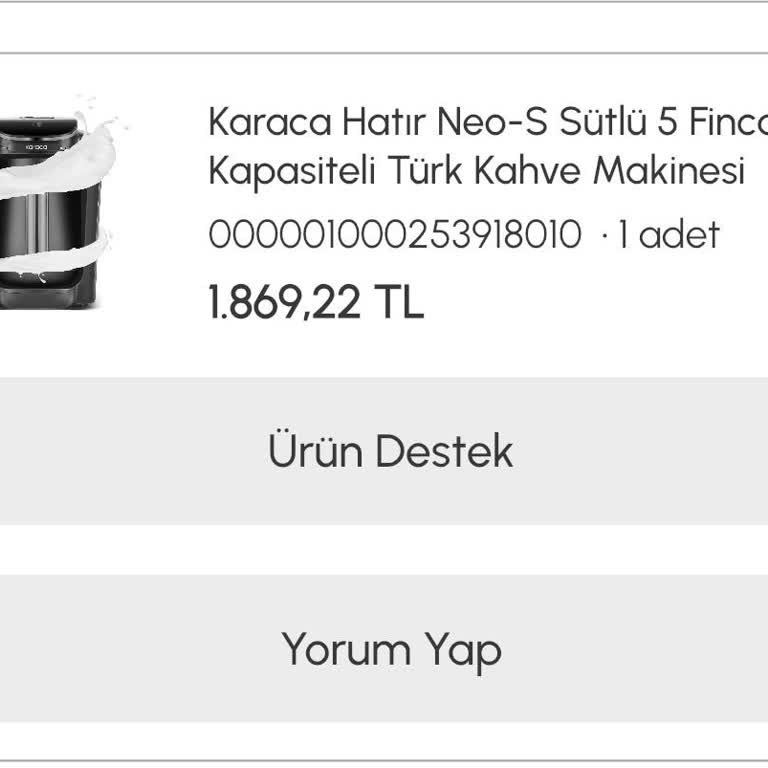 Karaca Züccaciye Kahve Makinesi Çalışmaması