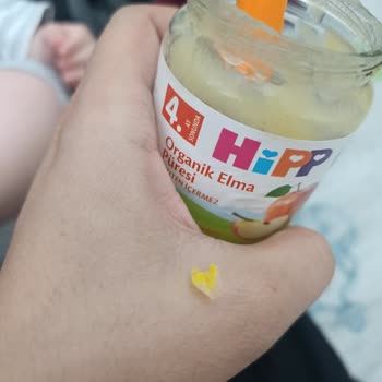 Hipp Organik Elma Püresinde Plastik Parça Ve Tanımsız Madde