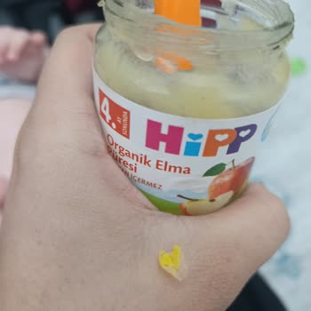 Hipp Organik Elma Püresinde Plastik Parça Ve Tanımsız Madde
