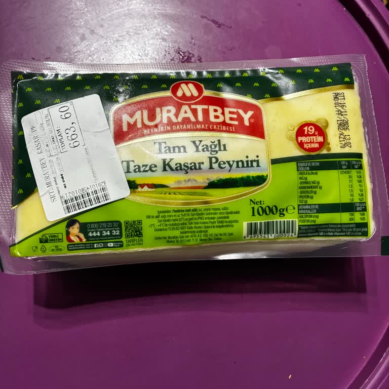 Muratbey Kaşar Peynirinde Ağırlık Hatası Ve Fazla Ücret İadesi Talebi