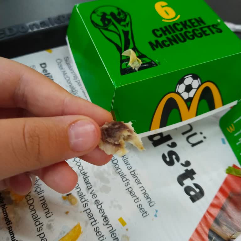 McDonald's Şubesinde Nuggetlarda Siyah Parçalar Ve Gıda Güvenliği Endişesi