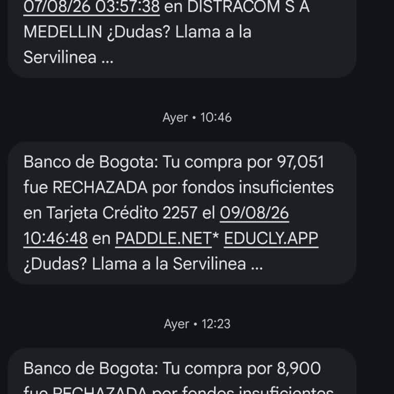 Problema con cobros recurrentes de Educly, solicito detener los cargos