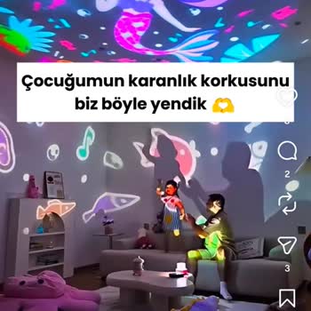 Reklamda Vaat Edilen Deniz Kızı Ve Unicorn Görselleri Olmayan Gece Lambası