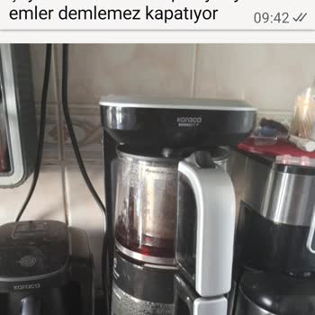 Caysever Çay Demleme Makinesinin Kendiliğinden Kapanması Ve Ürün Değişimi Talebi