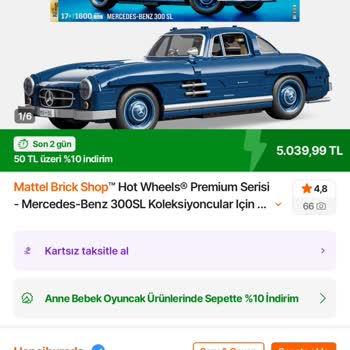 Sepette Fiyat Değişikliği Ve 1000 TL Artışı