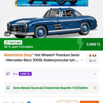 Sepette Fiyat Değişikliği Ve 1000 TL Artışı