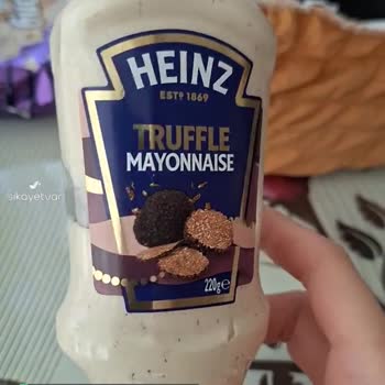Kraft Heinz Trufle Mayonezin İçinde Saç Var