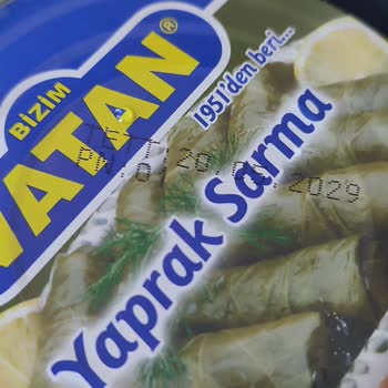 Vatan Yaprak Sarma Ürününün Kalitesi ve Lezzeti Kabul Edilemez