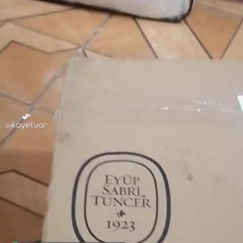 Eyüp Sabri Tuncer Plastik Bidon Yerine Poşetle Kolonya Gönderimi!