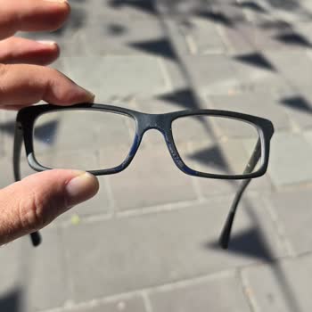 Four-Year-Old Prada Eyeglass Frame Suffers Severe Sun Fading and Coating Peeling