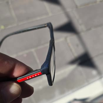 Four-Year-Old Prada Eyeglass Frame Suffers Severe Sun Fading and Coating Peeling