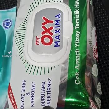 MR. Oxy Temizlik Havlusunu Paketinin Yanlış Yerden Açılması!