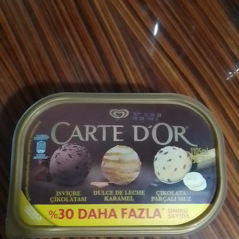 Algida Carte D'or Fiyatı Ve İçeriği Şeffaf Olmalı