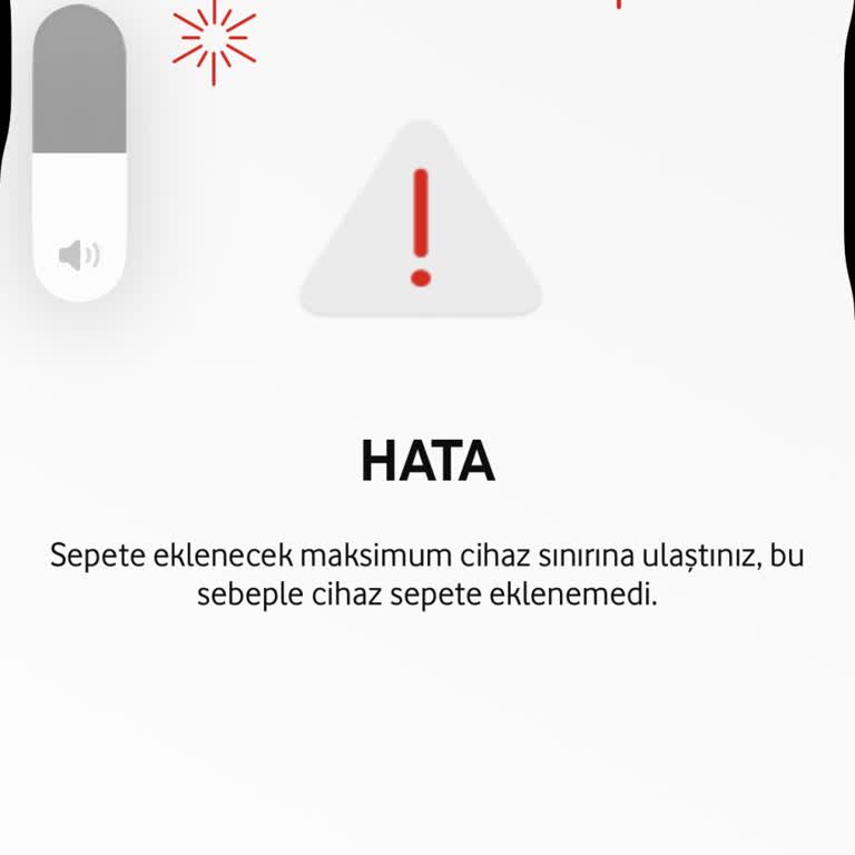 Sepete Ekleme Sınır Hatası Alışverişimi Engelliyor