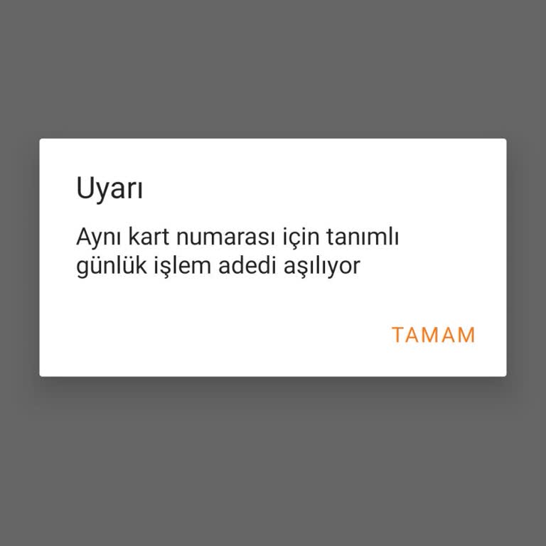 Paracard Bonus Sanal Kartta Günlük İşlem Limiti Uyarısı Nedeniyle Bonus Puan Kullanılamıyor