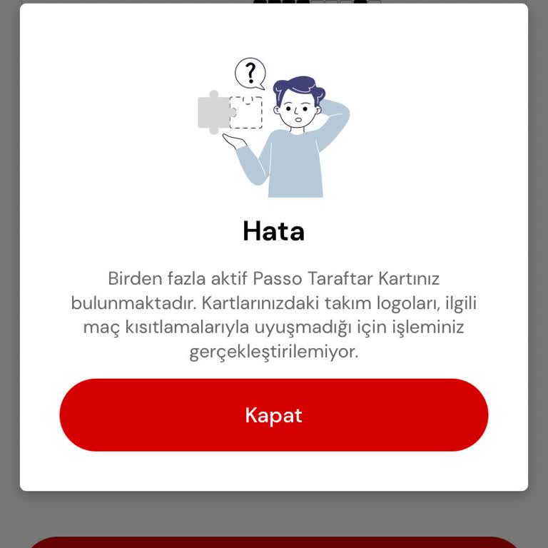 Passo’da Birden Fazla Aktif Taraftar Kartı Hatası Maç Bileti Alımını Önlüyor