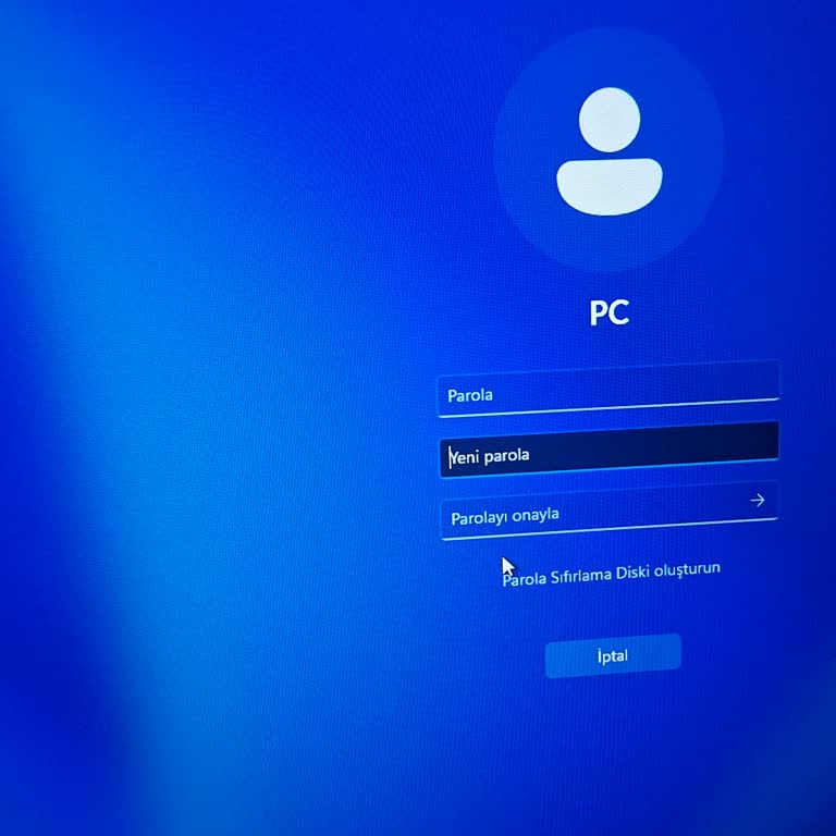 İzinsiz Windows Kurulumu Ve Parola Kilidi
