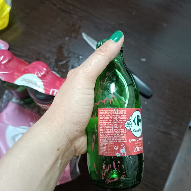 Karpuz Çilek Aromalı Sodada Kirli Ambalaj Teslimi