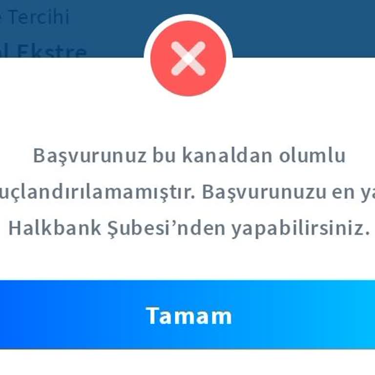 Halkbank Paraf Kredi Kartı Mobilde Aktifleştirilemiyor, Şubeye Yönlendiriliyor