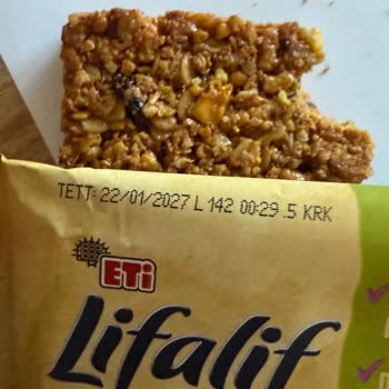 Eti Lifalif Antep Fıstıklı Yulaf Barında Fıstık Bulunmaması