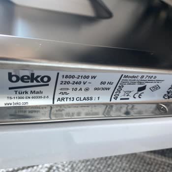 Beko Bulaşık Makinesi Çizik Ve Deforme Ediyor, Geri Alım Ve Zarar Telafisi Talebi