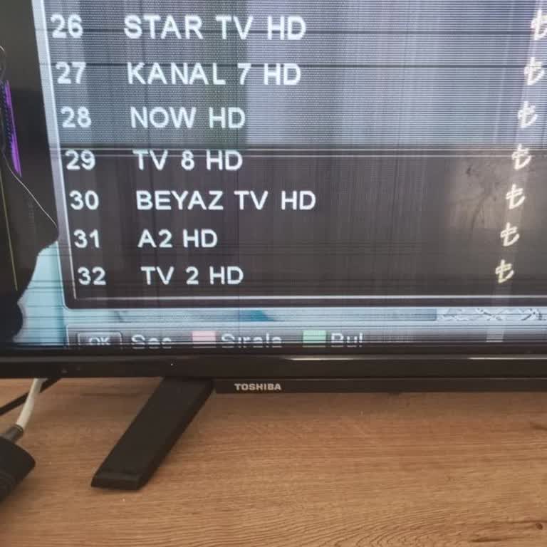 Toshiba Televizyonda Flu Görüntü Sorunu Ve Ücretsiz Değişim Talebi