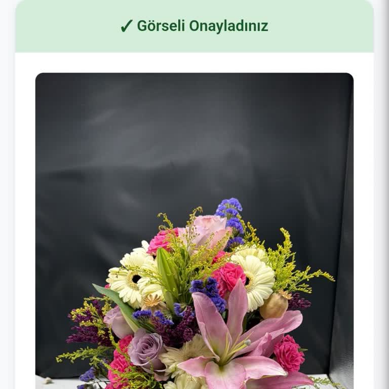 Onay Fotoğrafı Gönderildi, Çiçek 5 Saatte Teslim Edilmedi