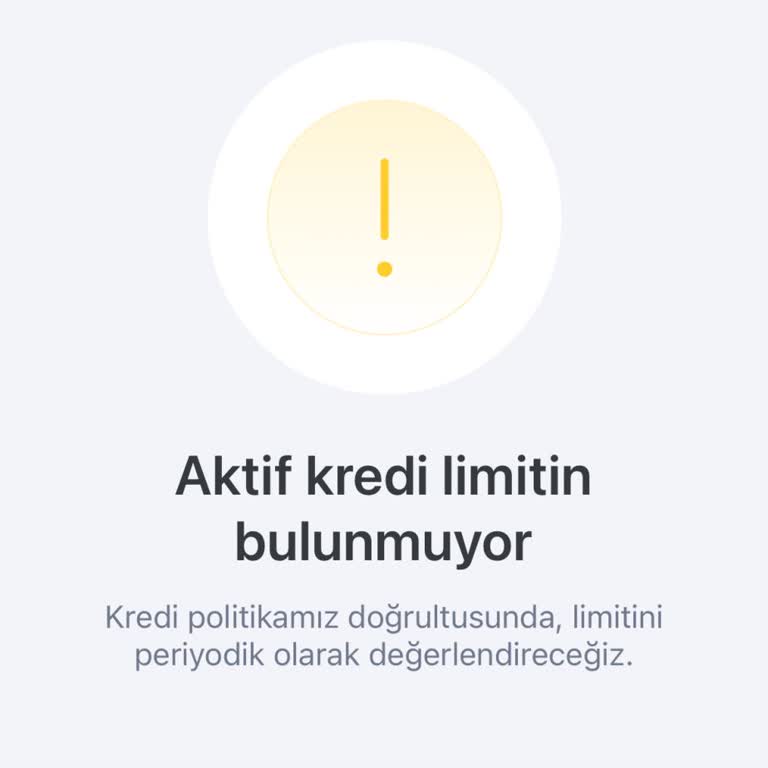 Veresiye Ve Taksitli Veresiye Limitimin Açıklamasız Kapanması