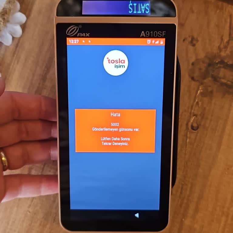 Akbank POS Cihazında Hata 5002 Nedeniyle Kartlı İşlem Yapılamıyor