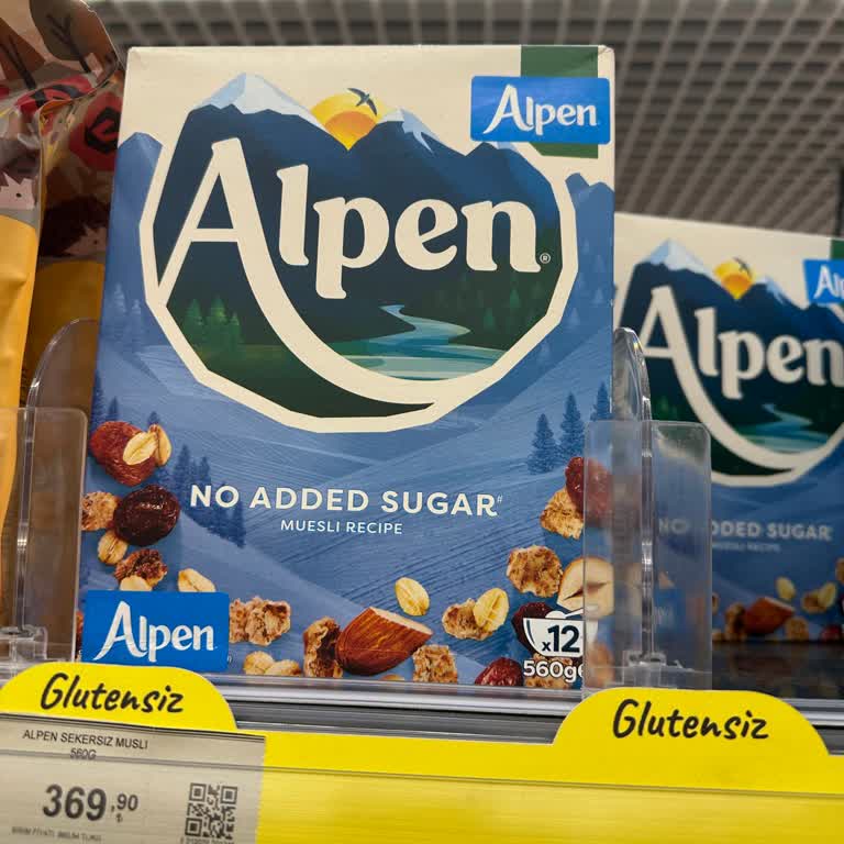 Glutensiz Reyonda Gluten İçeren Müsli
