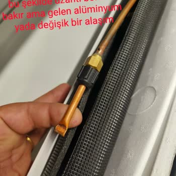 Grundig Klimamda Ara Bağlantı Borusu Malzemesi Belirsiz, İade Talebi
