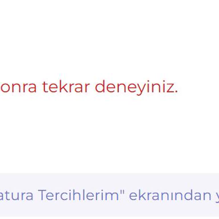 Online İşlemlerde Telefon Numarası Ekleme Hatası Ve Destek Kanallarına Ulaşılamama