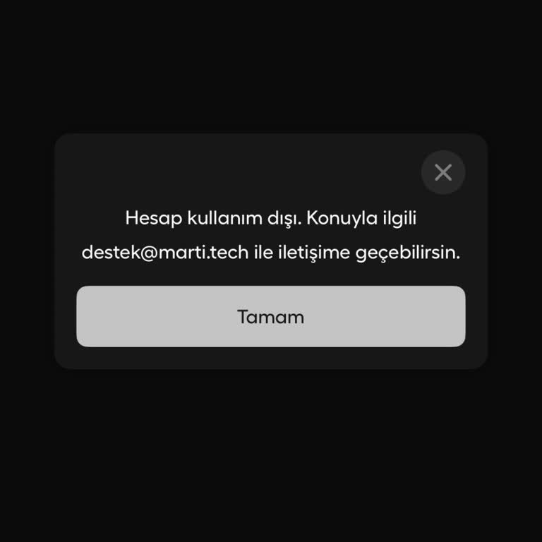 Mail Atın Sözüne Cevap Almayan Pasif Martı Hesabı