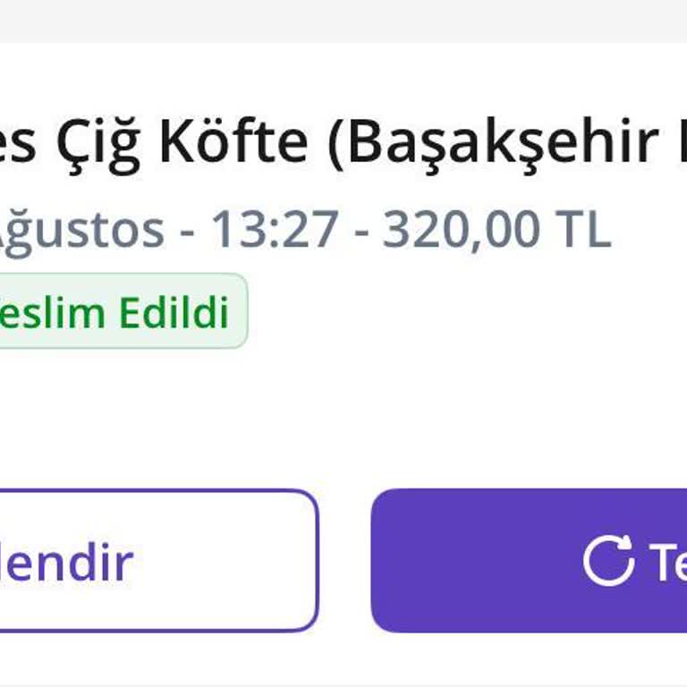 Getir'de Fazla Ücret Kesildi Ve İade Reddedildi