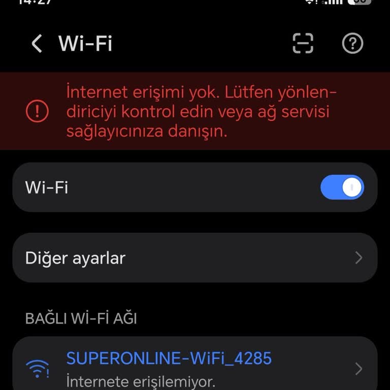 Acil İnternet Kesintisi Ve Destek Yanıtsızlığı