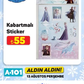 A101 Mustafakemalpaşa Şubesinde Disney Frozen Ürünlerinin Satışa Sunulmaması Ve Çalışan Tutumundaki İlgisizlik