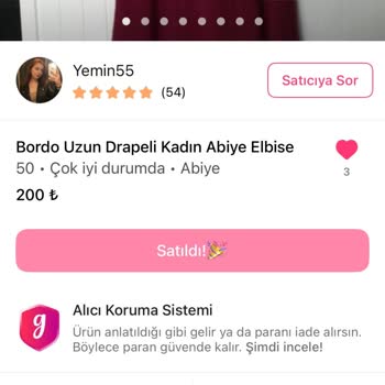 Bordo Abiye Elbisede Görülmeyen Hasar Ve İade Talebi Reddedildi