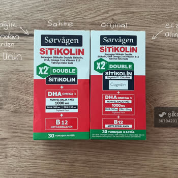 Ese Sağlık Trendyol'da Satılan Sahte Sorvagen Sitikolin Ürünü Ve Sağlık Riski